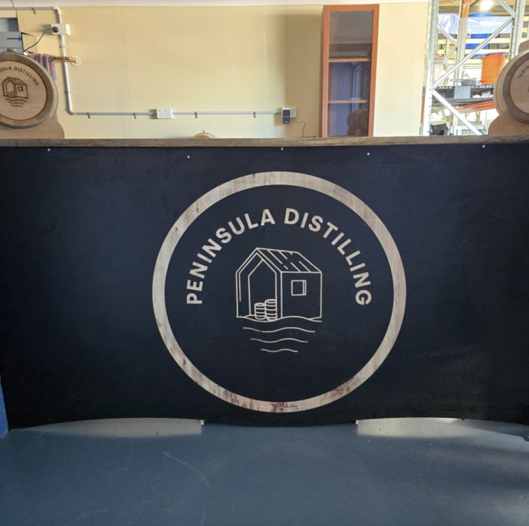 Distillery/Cellar door counter